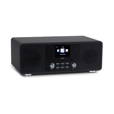 OneConcept Streamo CD Internetradio 2x10W WLAN DAB+ UKW CD-Player BT schwarz