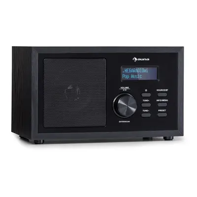 Auna Ambient DAB+/FM Radio BT 5.0 AUX-In LC-Display Wecker Eieruhr