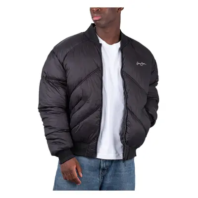 Sean John Script Logo Bomber Puffer