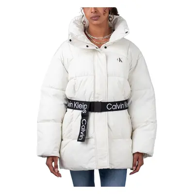 Calvin Klein Belted Long Puffer Jacket