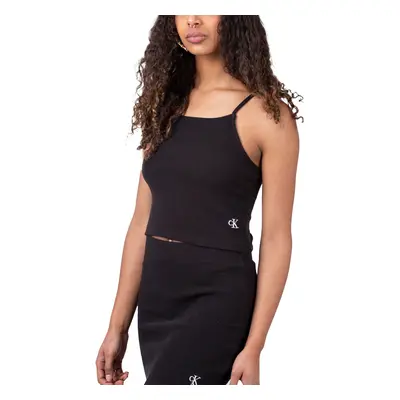 Calvin Klein Slub Rib Strappy Top