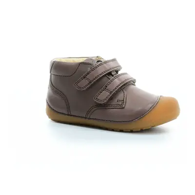 Bundgaard Petit Velcro Brown dunkel braune Mid Cut Barfußschuhe EU