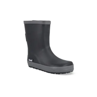 Koel Koel4Kids Wellie Bare Solid Black Barfuß-Gummistiefel EU