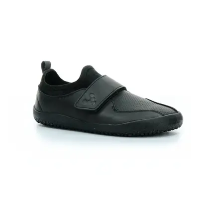 Vivobarefoot Primus School II Obsidian Leather schwarze Barfußschuhe EU