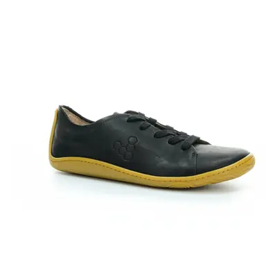 Vivobarefoot Addis Black Leather Barfußhalbschuhe EU