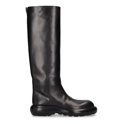 25mm Leather Tall Boots