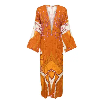 Kimonokleid Aus Jacquard „romance Fluviar“