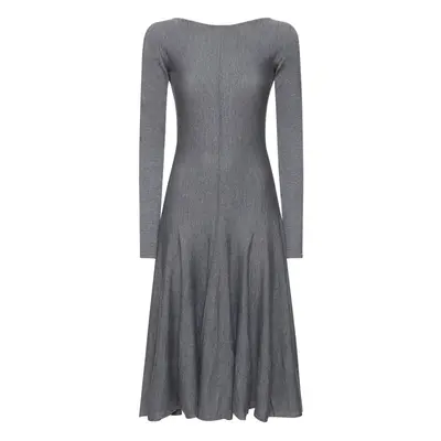 Dany Long Sleeve Wool Midi Dress