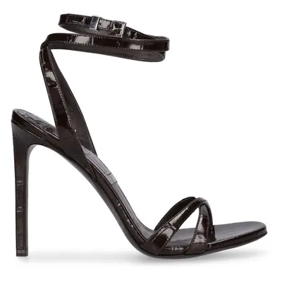 105mm Chrissy Leather Sandals