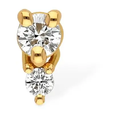 Mono-ohrring Aus 18kt Gold Mit Diamant „dancing“