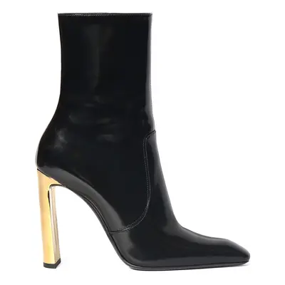 105mm Auteuil Leather Ankle Boots