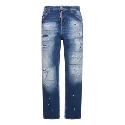 Jeans Aus Baumwolldenim In Used-optik