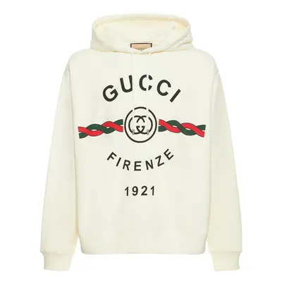 Hoodie Aus Baumwolle „gucci Firenze 1921“