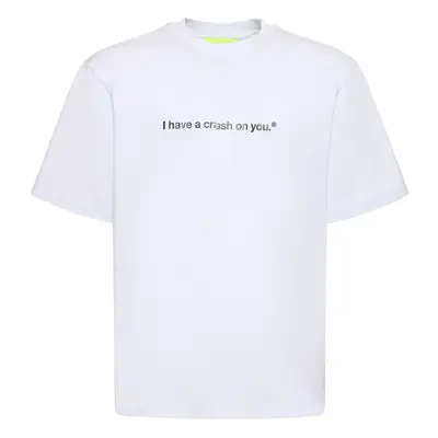 T-shirt Aus Baumwolle „msgm X Crash Baggage“