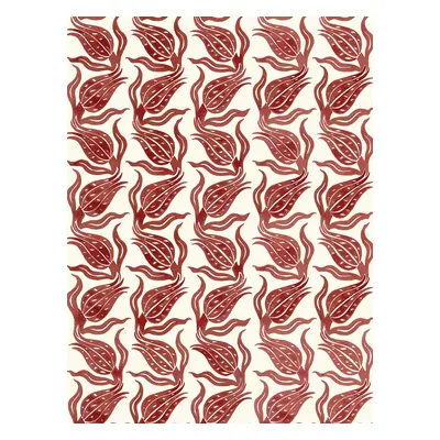 Tulip Sway Warm Printed Wallpaper