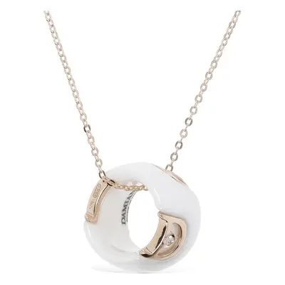 D. Icon 18kt Gold & Ceramic Necklace