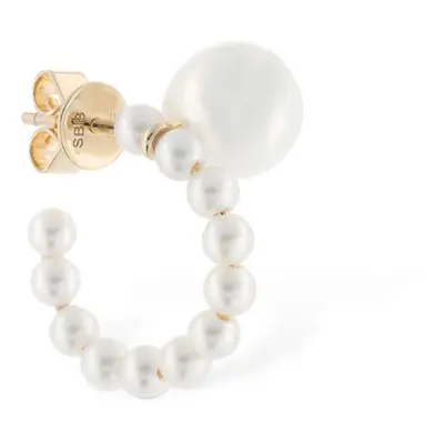 Mono-ohrring „lien De Perles“