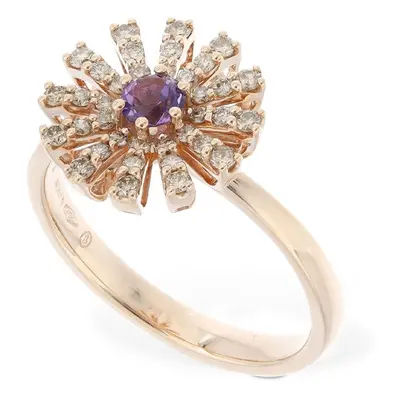 Margherita Amethyst & Diamond Ring