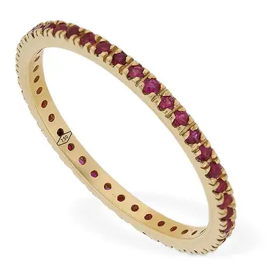 Annagreta Thin 18kt Gold & Ruby Ring