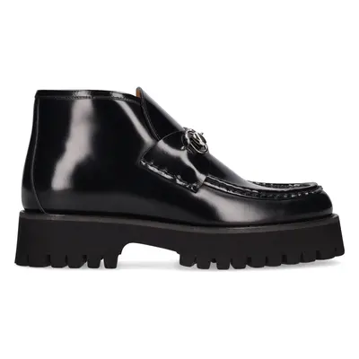 35mm Sylke Leather Ankle Boots