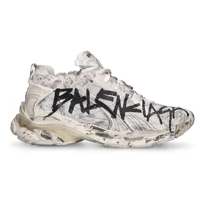 Sneakers Aus Mesh Und Nylon Mit Graffiti „runner“