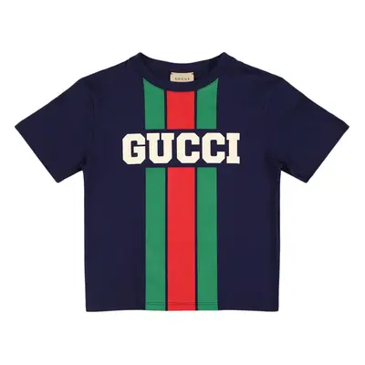 T-shirt Aus Baumwolle Mit Logo „gucci“