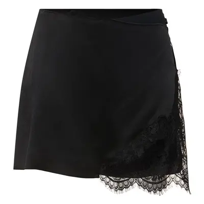 Skort Aus Spitze Und Satin