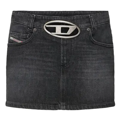 De-ron Low Rise Denim Mini Skirt