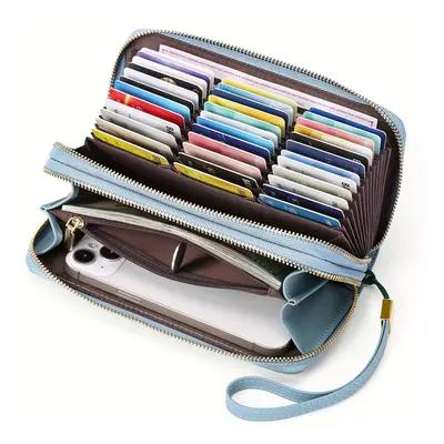 TEMU Long Wallet, Large Capacity Purse, Wipeable, Polyester , Rfid Blocking, Minimalist Style Be