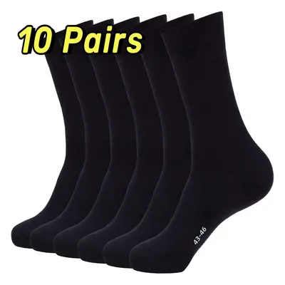 TEMU Pairs Mens Socks9,thin Lightweight For Office Business Comfortable Casual Crew Socks