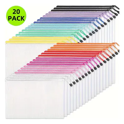 TEMU 20pcs In - For , School, , And Office Supplies - Storage For , , A4/a5 Bag