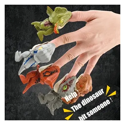 5 Pcs Finger Dinosaurs: Suitable 3-12, Christmas And Thanksgiving Gifts