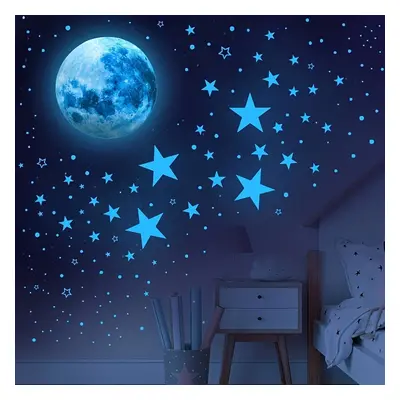 TEMU 435pcs -the-dark Wall Decals - Ceiling Stickers For Bedroom And Living Room, Easy Vinyl Dec