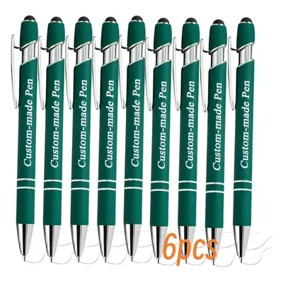 TEMU 6/12/19/32/40pcs, Custom Engraved Aluminum Ballpoint Pen - Custom Gift Text, Suitable For C