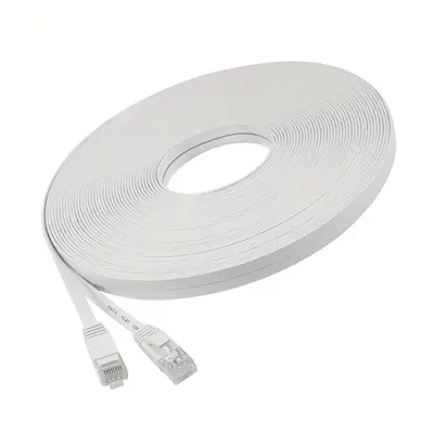 30m/ 100ft Cat6 Ethernet Cable Flat Internet Cable Rj45 Lan Network Cable Utp Patch Cable For La