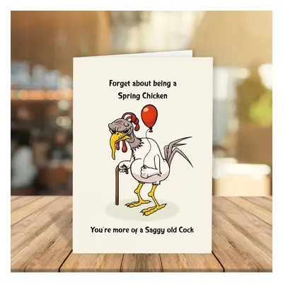 1pc, Funny Birthday Card For Him Funny Rude Adult Theme Perfect For 40th 50th 60th, Happy Birthd