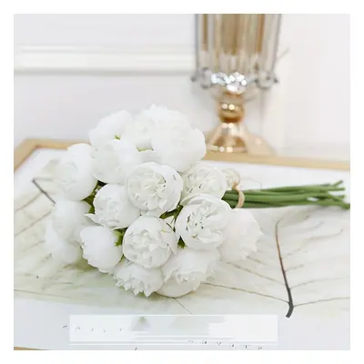 TEMU 27-head Artificial Roses Bouquet For Wedding And Engagement Decoration â Plastic Lifelike