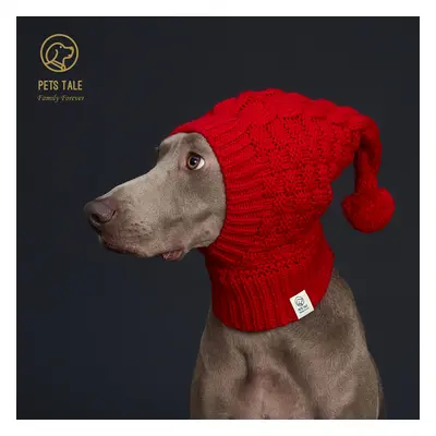 TEMU Winter Warm Dog Hat - Cap With Pom-pom