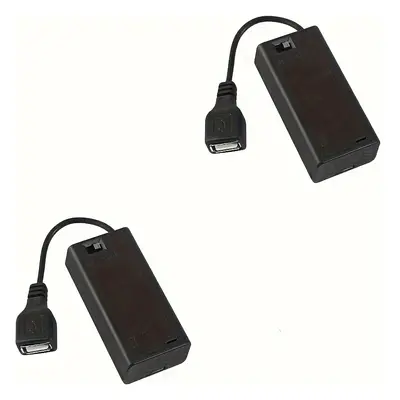 2pcs 2/3/4 Aa Battery , Aa Battery (batteries Are Not Included) Switch, Usb , , For Rc Led Strip