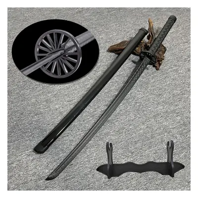 Polypropylene Sporty Black Japanese Anime Training Sword - Durable Cosplay Prop And Practice Toy