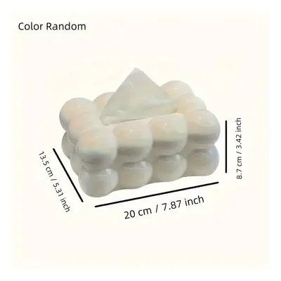 TEMU 1pc, Cute Tissue Box, High-end Drawing Paper Box For Living Room Household Coffee Table, Hi