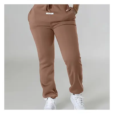 Solid Color Drawstring Jogger Sweatpants, Casual Slant Pocket Sporty Pants, Women's Clothing