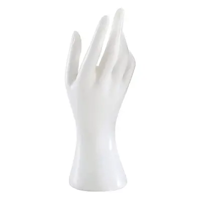 Pvc Hand Shape Jewelry Organizer: Black And White Display Stands For Rings And Watches