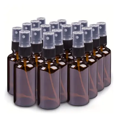 TEMU 10pcs Amber Fine Bottles - Bpa & Formaldehyde Free, Uv For Essential Oils, Perfume, & Sensi