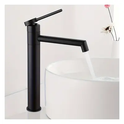 Bathroom Basin Mixer, Bathroom Tap Black, Basin Mixer High 360Â° Swivel Basin Mixer Black, Bathr