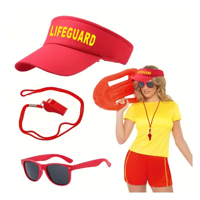 TEMU Set - Including Hat, , And . Red Hat For Men . For , , Halloween Cosplay.