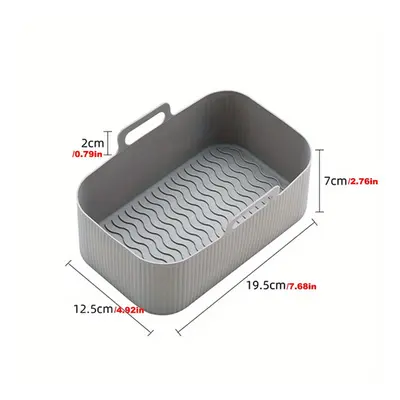 1pc Air Fryer Silicone Tray Silicone Fryer Mat Ninja Air Fryer Baking Basket Replacement Accesso