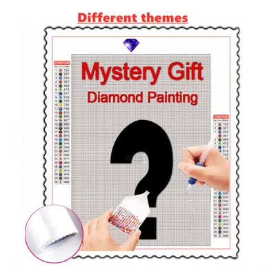 TEMU 3d Diy Mystery Diamond Painting Surprise Gift Rom Picture Mysterious Diamond Embroidery Ful