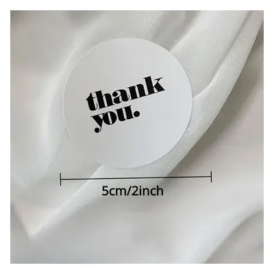 TEMU 60pcs Thank You Stickers, Inch Black And White Thank You Stickers Small Business Packaging 