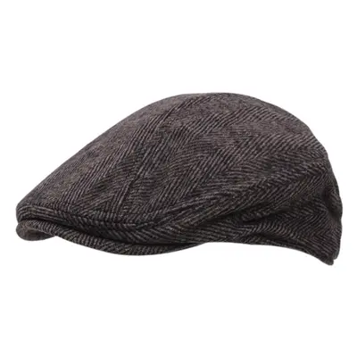 TEMU 1pc Men's Cotton Newsboy Hat, Autumn/winter Thermal Hat